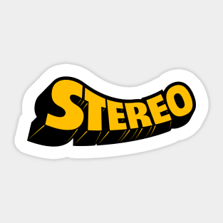 Stereo Sticker